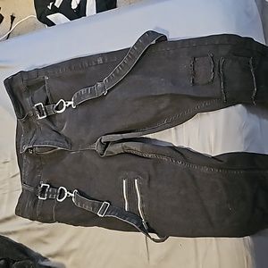 High rise skinny jeans